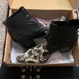 Super fun ankle cowboy booties by Coconuts by Matisse